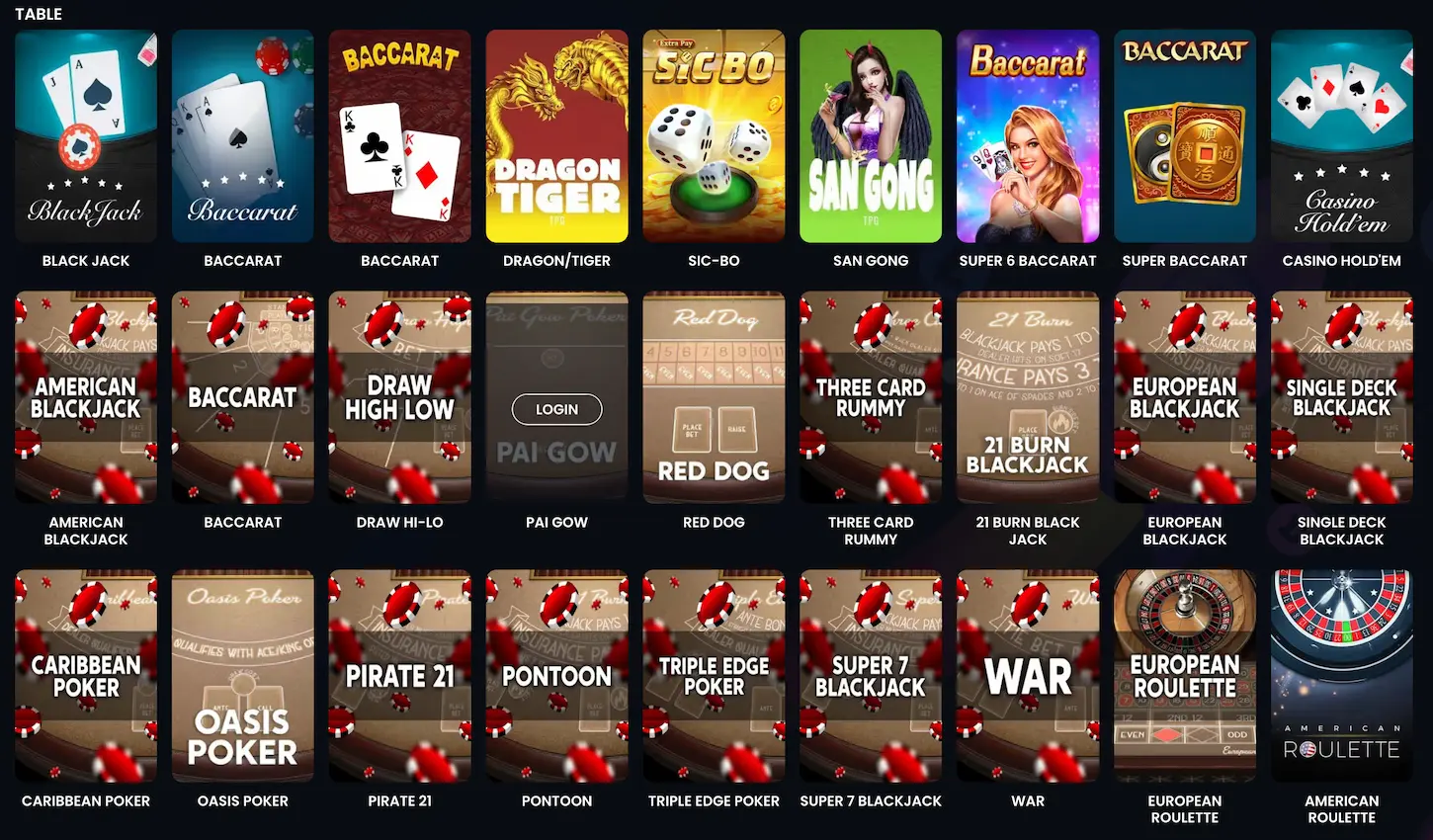 Slot Bunny Casino table games – blackjack, roulette and baccarat for Australian players